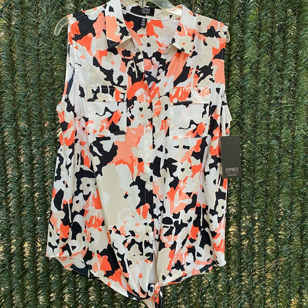 Tank Button Up Blouse